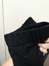 Olrain歐芮兒直筒煙管西裝9分褲女夏季2025新款通勤百搭顯腿長(cháng)褲 黑色 M 曬單實(shí)拍圖