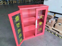 微型消防站全套消防器材柜加厚工地柜套裝滅火器存放柜消防物資柜 120*90*40二人（高配套餐）02款 曬單實(shí)拍圖