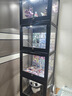 WAWJ手辦飾品展示柜帶鎖透明陳列展示架子小窄模型玩具盲盒收納儲(chǔ)物柜 【三面透明】5層40長(zhǎng) 曬單實(shí)拍圖