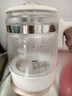美的（Midea）全玻璃養(yǎng)生壺全自動燒水壺母嬰恒溫電熱水壺花茶壺全包裹護(hù)底防碎1.5L MK-YS15B201 曬單實(shí)拍圖