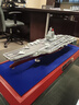 戰藝1:700福建艦中國03型航母模型18號仿真合金成品擺件紀念品海軍 1:700福建艦帶防塵罩鋁箱J 曬單實(shí)拍圖