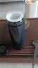 乾唐軒活瓷金石 真陶瓷內(nèi)膽保溫杯不銹鋼咖啡杯保溫保冷送人禮物女 星空藍(lán) 吉星元素450ml 曬單實(shí)拍圖