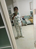 奧蜜雪 睡衣女秋季純棉長(cháng)袖開(kāi)衫家居服女士春秋冬季全棉新品套裝可外穿 T-0088白蘑菇葉子(七分袖) L 【推薦105斤-120斤】 曬單實(shí)拍圖