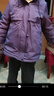 羅蒙（ROMON）媽媽裝外套加絨加厚棉服2025新款時(shí)尚中老年女裝秋冬中長(cháng)款棉衣 紫色 3XL （建議120-135斤） 曬單實(shí)拍圖