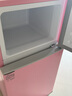 長(cháng)城（GREAT WALL FRIDGE）復古冰箱家用迷你小冰箱小型冷凍冷藏保鮮宿舍出租房辦公室節能省電雙開(kāi)門(mén)電冰箱 櫻花粉108L【一級能效 全國聯(lián)?！?曬單實(shí)拍圖