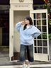 尤芮軻胖人大碼fitcheck格子防曬衣夾克男夏季復(fù)古上衣美式情侶翻領(lǐng)外套 藍(lán)色防曬衣 2XL 150-170斤可穿 曬單實(shí)拍圖