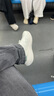 安踏（ANTA）男鞋子星云2|秋季男士運動(dòng)鞋2025新款跑步鞋皮面防潑水旅游休閑鞋 象牙白/硅藻綠/基礎黑【星云2】 42 曬單實(shí)拍圖