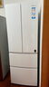 海爾（Haier）冰箱342升一級雙變頻風(fēng)冷無(wú)霜雙開(kāi)門(mén)四門(mén)法式多門(mén)三檔變溫超薄可嵌入Leader系列家用家電國家補貼 342升冰雪白+1級雙變頻+黑金凈味+冷藏三檔變溫 曬單實(shí)拍圖