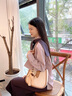 MARIE CLAIRE輕奢包包女包2025新款單肩斜挎包女士腋下包紀(jì)念日生日禮物送女友 米白色 禮盒裝【萌熊掛飾】送labubu掛飾 曬單實(shí)拍圖