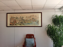 尚得堂手繪山水畫客廳掛畫裝飾畫風(fēng)景畫沙發(fā)背景墻字畫辦公室高檔水墨畫 91807-溪山清逸圖-實(shí)木框 裝裱218*88cm（推薦） 曬單實(shí)拍圖