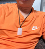 九帛 和田玉吊墜玉墜男女款平安無事牌羊脂玉白玉石項(xiàng)鏈無事牌玉牌 中款(45*28mm) 曬單實(shí)拍圖