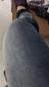 杰克·瓊斯（JACK&JONES） 潮流時(shí)尚LOGO皮標彈力修身水洗貓須舒適百搭牛仔褲男裝225132035 曬單實(shí)拍圖
