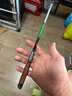 山田阪松日本進(jìn)口小物釣竿口袋便攜溪流竿短節鳑鲏白條魚(yú)竿套裝迷你小手竿 1.5m不在焦綠 曬單實(shí)拍圖
