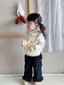 優(yōu)奇嬰兒馬甲春秋外穿網(wǎng)紅寶寶春裝坎肩外套小背心潮服男女童秋冬馬甲 杏色小兔 90 曬單實(shí)拍圖