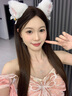 丘比特之心甜美輕奢鎖骨鏈送女朋友生日禮物純銀鍍鉑金pt950項鏈 輕奢款-丘比特粉項鏈-玫瑰花禮盒 曬單實(shí)拍圖