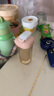 HEGEN海格恩吸管杯1-3歲330ml兒童PPSU多功能學飲杯直飲喝水杯粉色 曬單實拍圖