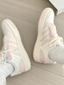 adidas ENTRAP美式校園風運動板鞋男女少年感復古籃球鞋阿迪達斯 白色/粉色   37 曬單實拍圖