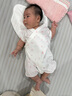 顆粒熊（KELIXIONG）新款嬰兒衣服夏季薄款男女寶寶短袖連體衣新生兒空調(diào)服無骨和尚服 粉甜檸檬 59cm 59碼(適合0-3月) 曬單實拍圖