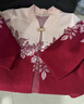 恒源祥中老年媽媽秋裝洋氣外套結(jié)婚禮服兩件套裝高貴喜婆婆春秋毛衣開衫 紫色 M 曬單實拍圖