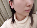 愛心不對稱耳釘女簡約ins冷淡風小巧精致迷你心形耳s925純銀飾品 白金色不對稱 曬單實拍圖