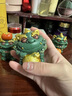 BOSSY故宮風(fēng)文創(chuàng)招財(cái)石獅子一對(duì)好事發(fā)生創(chuàng)意工藝品擺件公司個(gè)人伴手禮 事業(yè)有成【彩金】+底座+禮盒 曬單實(shí)拍圖