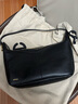 愛(ài)步（ECCO）單肩包 2025新款輕奢牛皮手提包女包 小號肩背包9108224 黑色910822490000 曬單實(shí)拍圖