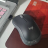 羅技（Logitech）M221 輕音鼠標 無線鼠標 辦公鼠標 對稱鼠標 帶無線微型接收器 米白色 曬單實拍圖