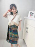 G.DUCKKIDS女童夏裝套裝兒童漢服少數(shù)民族風(fēng)服裝女寶寶傣族服飾舞蹈表演出服 杏色兩件套+黃色頭飾 130 曬單實(shí)拍圖