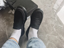 他她（TATA）一腳蹬布鞋男鞋透氣懶人軟底爸爸鞋夏季新款VMR01BM5 黑色 39 曬單實(shí)拍圖