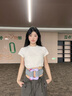 VTT【德國】筋膜環(huán)筋膜槍腿部瘦肚子神器揉腹儀甩脂腹部腰部全身按摩器抖抖腰帶按摩機(jī)律動生日禮物 【數(shù)顯款-紫】99檔調(diào)節(jié)+紅光熱敷+深層甩脂 曬單實拍圖