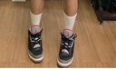 Jordan籃球鞋男AJ3喬3高幫JORDAN 3 RETRO運動鞋DN3707-010黑44 曬單實拍圖