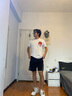 衣品天成2025夏季薄款休閑短褲男時(shí)尚撞色拼接中褲戶(hù)外運動(dòng)透氣五分褲子男 曬單實(shí)拍圖