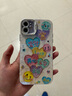圣圖朗創(chuàng)意點(diǎn)鉆油畫(huà)笑臉適用iPhone16promax蘋(píng)果15新款手機(jī)殼13全包個(gè)性12閃粉鏡頭女11支架14防摔保護(hù)套 白底愛(ài)心笑臉【開(kāi)心發(fā)財(cái)】閃粉鏡頭支架 iPhone 11 曬單實(shí)拍圖