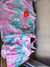 李寧（LI-NING）泳衣女防曬沙灘服分體三件套 水上運動比基尼背心短褲溫泉罩衫 粉綠色沙灘服【分體三件套】 3XL 【身高169-180體重68-75kg】 曬單實拍圖