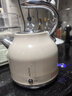 德世朗（DESLON）家用燒水壺恒溫電熱水壺大容量保溫一體電水壺復古煮水開水壺 1.7L 【55°C恒溫保溫款】四代復古白 曬單實拍圖