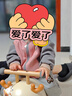 卡卡曼花生車(chē)兒童扭扭車(chē)1一3歲溜溜車(chē)防側翻嬰兒搖搖妞妞寶寶一周歲禮物 摩卡棕【搖搖馬+萬(wàn)向輪+禮盒版】 嬰兒滑步扭扭車(chē)生日周歲禮物 曬單實(shí)拍圖