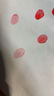 西瑪（SIMAA） φ80mm透明圓形財務(wù)快干印臺印泥 辦公用品 紅色21531 曬單實(shí)拍圖