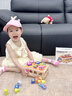 早教益智兒童積木嬰兒6個月以上一歲寶寶拼裝配對1-3托班玩具 12孔智力盒+磁吸小貓釣魚 曬單實拍圖