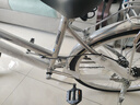 飛鴿（FLYING PIGEON）自行車成人通勤車自行車學(xué)生單車成人自行車通勤自行車城市公路車 標(biāo)配銀|單速+雙碟剎+充氣胎+禮包 26寸|身高160-185cm 曬單實拍圖