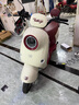 愛(ài)瑪（AIMA）電動(dòng)車72V喜愛(ài)石墨烯電動(dòng)摩托車長(zhǎng)續(xù)航女生成人爆款智能APP電瓶車 愛(ài)琪-焦糖紅【72V21.8AH】 曬單實(shí)拍圖