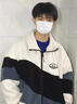 NASA LIKE官方搖粒絨外套男春秋季拼色加厚保暖夾克男女羊羔絨棉服男士上衣 白色 XL （建議140-160斤） 曬單實拍圖