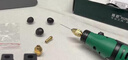 京厽德國品質珍珠打孔器小型電動玉石瑪瑙水晶核桃文玩手串打眼擴孔鉆 150W插電珍珠玉石瑪瑙打孔機無極 曬單實拍圖