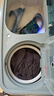 小鴨牌  洗+脫9公斤半自動(dòng)洗衣機雙桶 雙缸大容量家用小型迷你波輪脫水半全自動(dòng)迷你帶甩干 洗滌6公斤+脫水3公斤【藍光潔凈強勁電機】 【藍光潔凈款】 曬單實(shí)拍圖