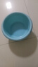 茶花（CHAHUA）塑料盆洗臉盆加厚加深家用加深學(xué)生宿舍洗衣服盆子洗腳盆塑料盆 1個(gè)裝【39cm藍色】 加厚加深 曬單實(shí)拍圖