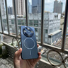 適用榮耀X70炫彩膚感磁吸磨砂400Pro華為 Pura70/Mate60/80手機殼全包防摔防塵防磕碰高級感創(chuàng  )意 磁吸款-石墨黑A(yíng)F鏡頭炫彩殼 榮耀X70 曬單實(shí)拍圖