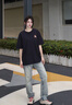 FILA易烊千璽同款斐樂情侶多彩T恤女夏季新款小狐貍上衣男短袖 傳奇藍-NV 2XL 185/104A/XXL 曬單實拍圖