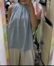 津炳勝無袖上衣女夏季掛脖可外穿洋氣吊帶背心溫柔韓系氣質(zhì)百搭露肩內(nèi)搭 淺藍(lán)色升級款【百搭減齡】 L 【建議100-115斤】 曬單實(shí)拍圖