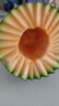 曉蜜25號爆甜哈密瓜新鮮現摘應季水果西州蜜 中小果（≥500g）5斤凈重2250g 曬單實(shí)拍圖
