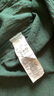 無印良品（MUJI）女式 強捻短袖罩衫 t恤上衣打底衫女款內(nèi)搭女裝25年夏季 BC2LLC5S 深綠色 M (160/84A) 曬單實拍圖