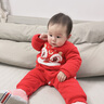 迷你巴拉羽絨服連體衣加厚外出嬰兒衣服紅色2025新【新秋季聯(lián)名款】 中國紅60611 100 cm 曬單實(shí)拍圖